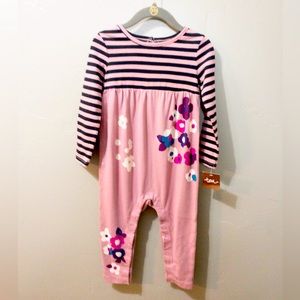 Girls flower onesie by Tea!